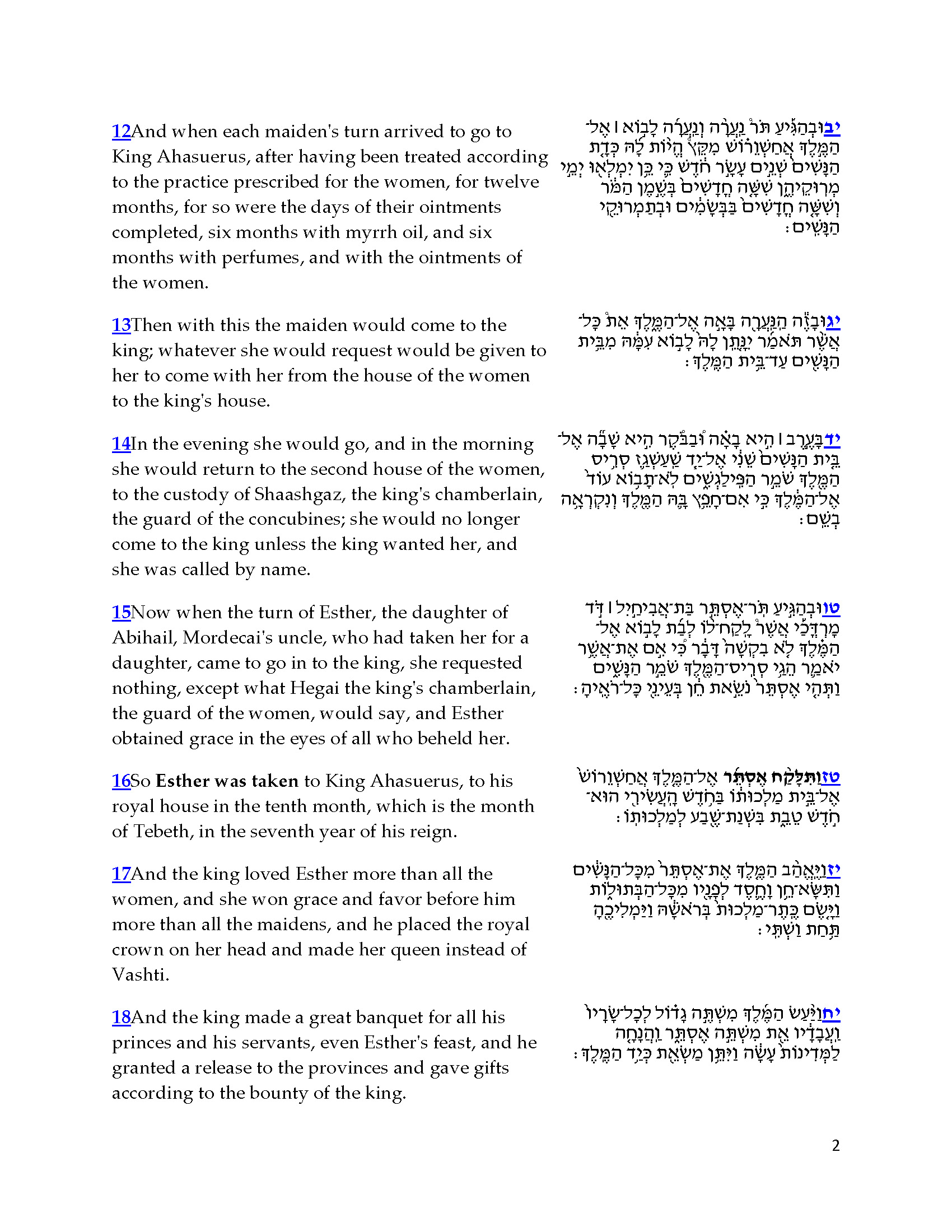Who's Who in the Purim Story Class #2_Page_2